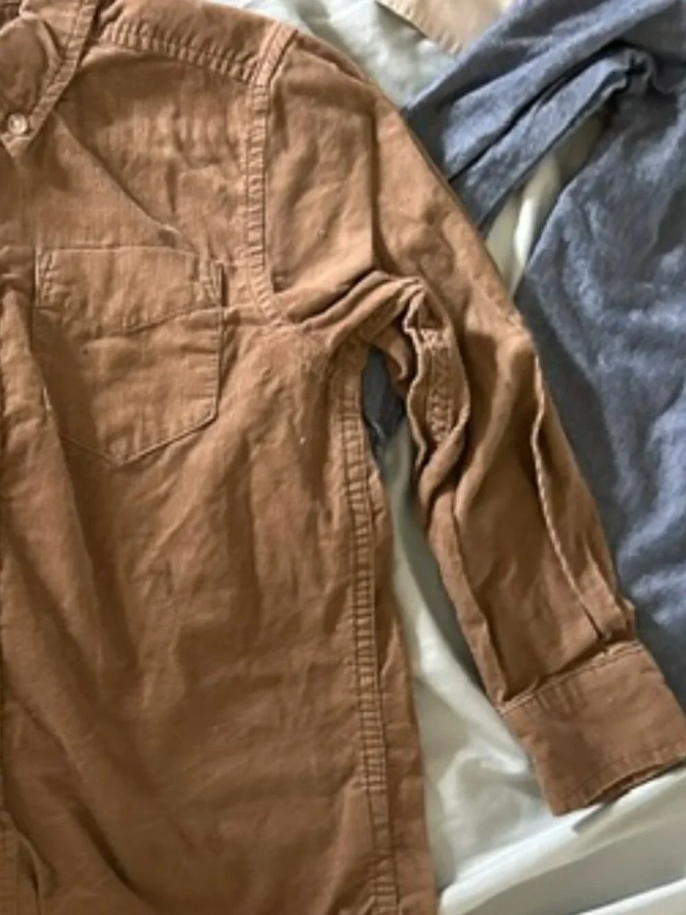 🍋‍🟩 corduroy size   small  shirt boys size  5 - 6   boys boy kids casual dress